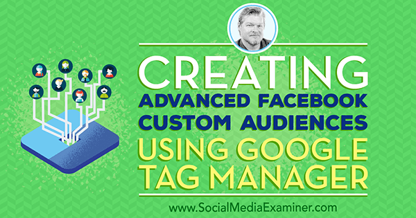Creación de audiencias personalizadas avanzadas de Facebook mediante el Administrador de etiquetas de Google con información de Chris Mercer en el podcast de marketing en redes sociales.