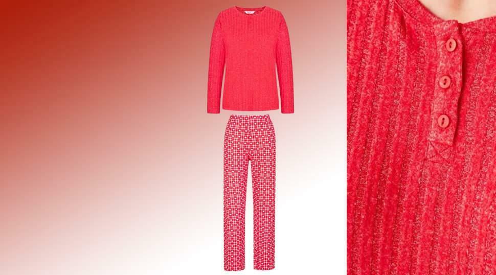 PENTI CONJUNTO DE PIJAMA VICTORIA CORAZÓN ROJO PN27HDBX22SK-ALM