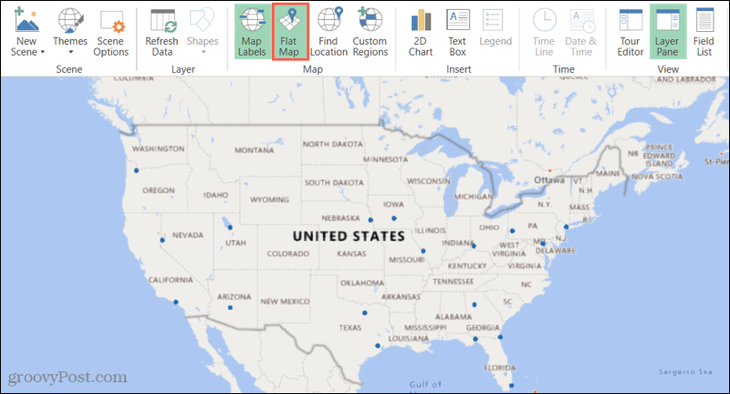 Mapa plano