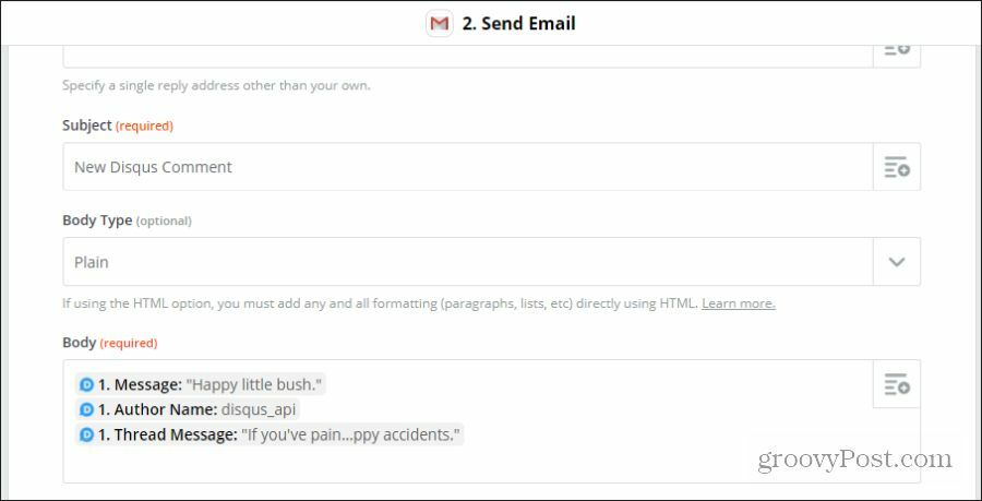 personalizar correo electrónico disqus