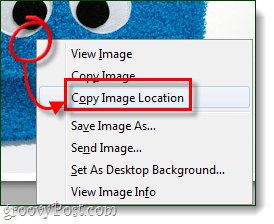 Copiar la ubicación de la imagen en Firefox o Chrome