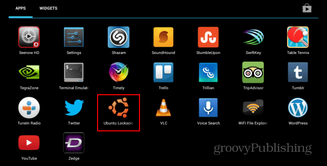 Icono de Ubuntu Lockscreen