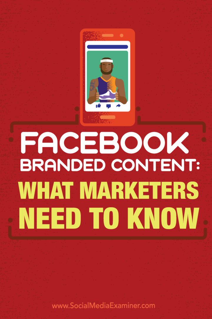 cómo usar contenido de marca en facebook