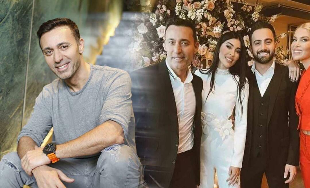 ¡Feliz día de Mustafa Sandalia! Fue testigo de la boda de su cuñada.