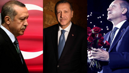 Celebración del cumpleaños sorpresa del presidente Erdogan, uno de los artistas famosos.