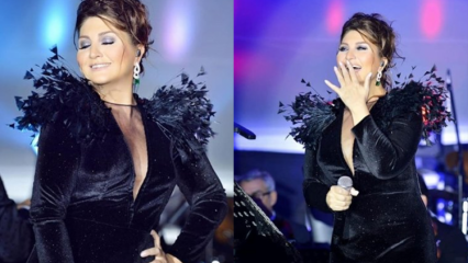 ¡Sibel Can, quien dio un concierto en Chipre, se cayó del escenario!