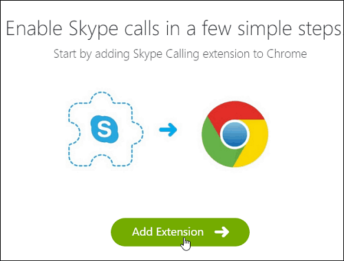 Extensión de Skype