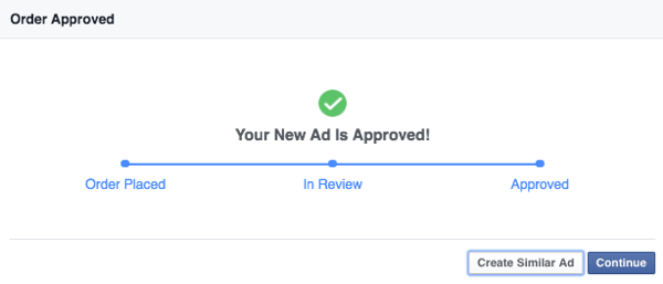 Facebook crea un anuncio similar