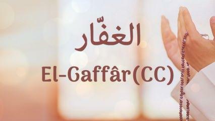 ¿Qué significa al-Ghaffar? ¿Cuáles son las virtudes del nombre Al-Ghaffar? Esmaul Husna Al-Gaffar...