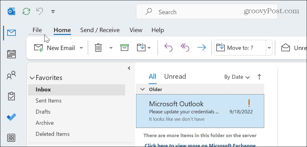 Imprimir un correo electrónico desde Outlook