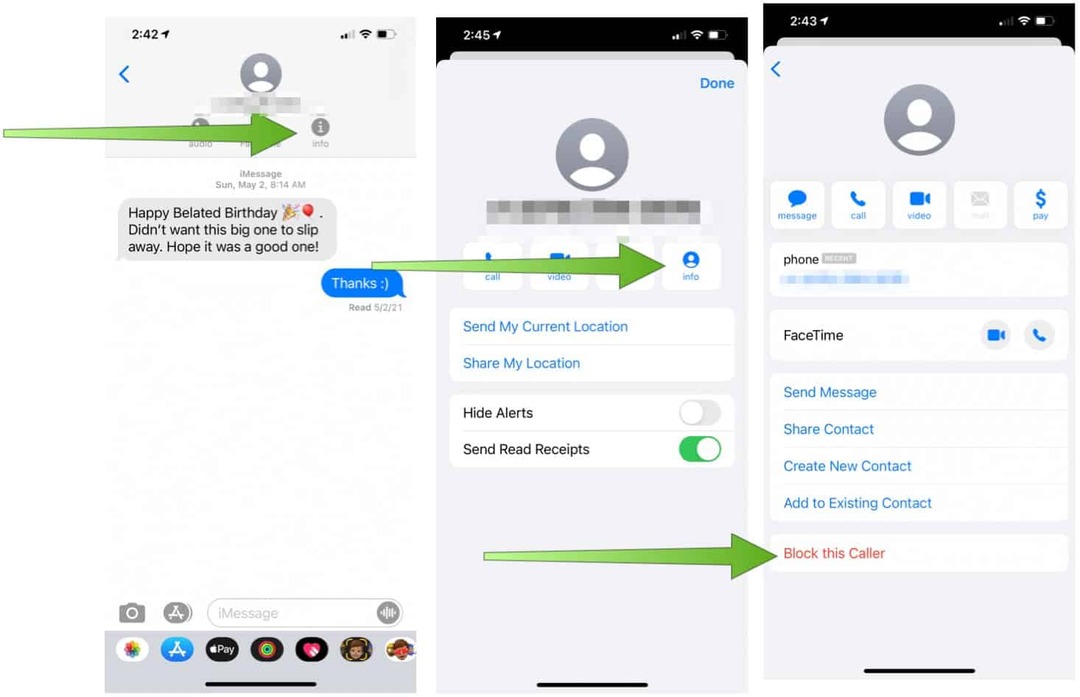 Cómo filtrar remitentes desconocidos en mensajes en iPhone