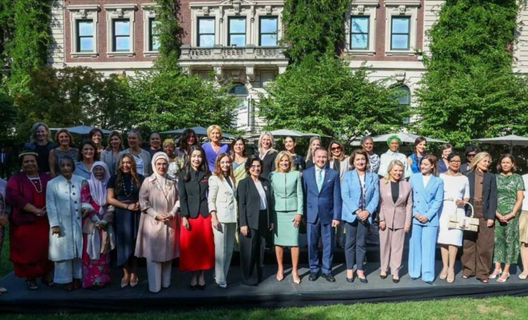 ¡La Primera Dama Erdoğan se reunió con las esposas de los líderes y fue invitada por Jill Biden!