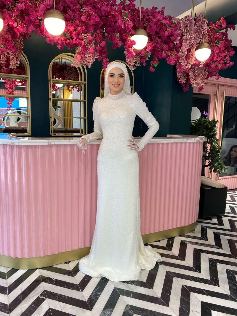 2021 modelos de vestidos de novia hijab