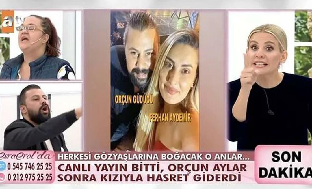 ¡Confundido en la transmisión en vivo! Esra Erol despidió a Orçun, que estaba casado cuando ella se casó, diciendo 'Fuera'