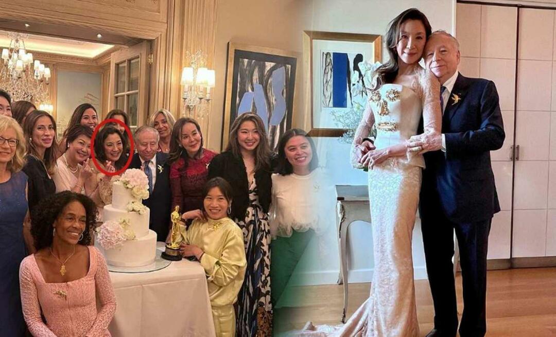 ¡Casados ​​20 años después! ¡Todos los ojos están puestos en el caprichoso vestido de novia de Michelle Yeoh!