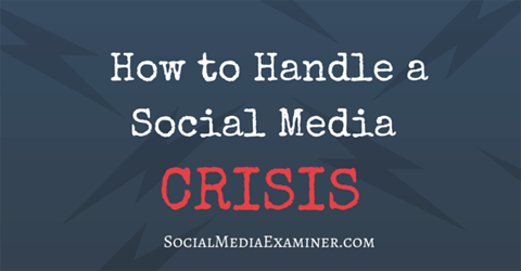 manejar una crisis de redes sociales