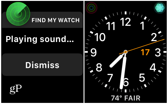 Encuentra Apple Watch Sound Alert