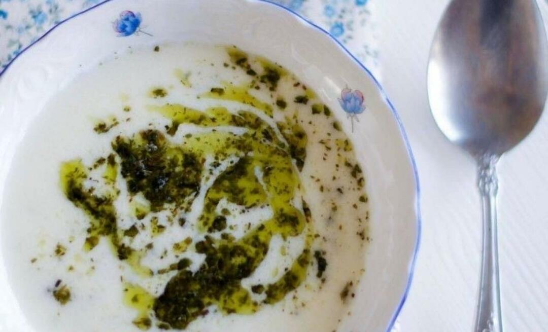 ¿Cuál es la receta de la sopa de Anatolia? ¿Cuáles son los ingredientes de la sopa de Anatolia?
