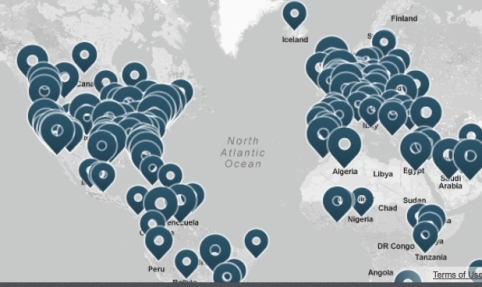 mapas de ubicación de contacto