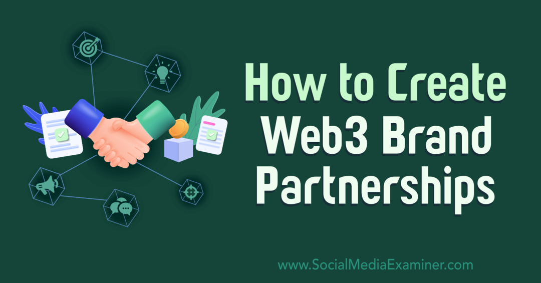 Cómo crear asociaciones de marca Web3: Examinador de redes sociales