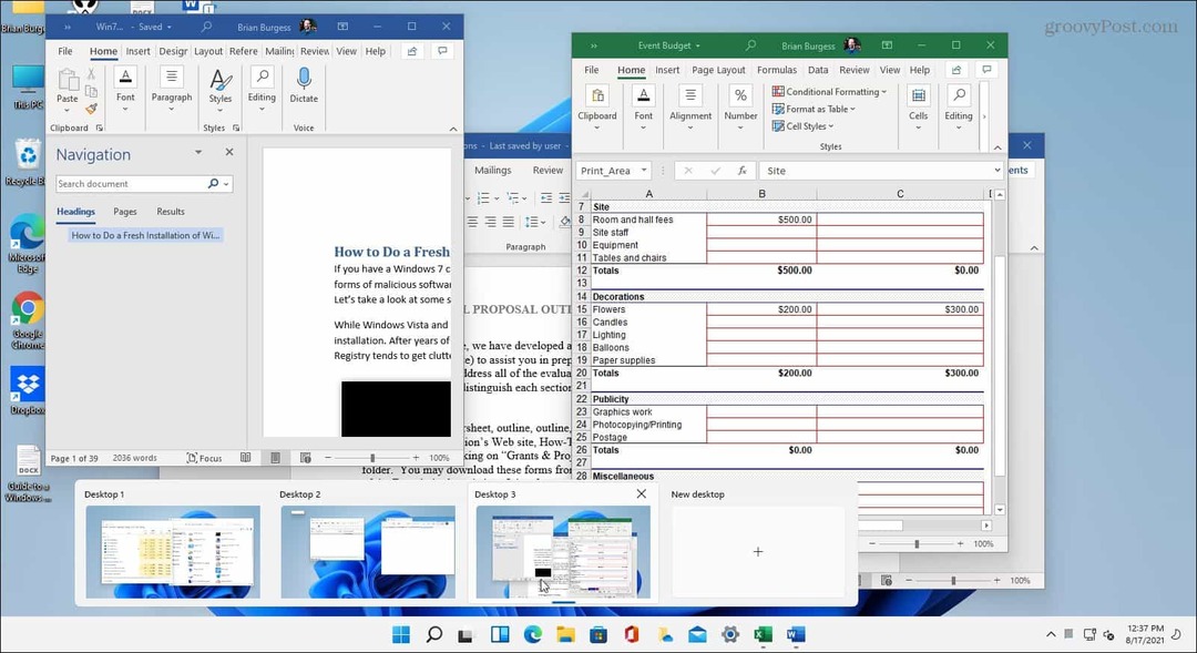 Cómo usar escritorios virtuales en Windows 11