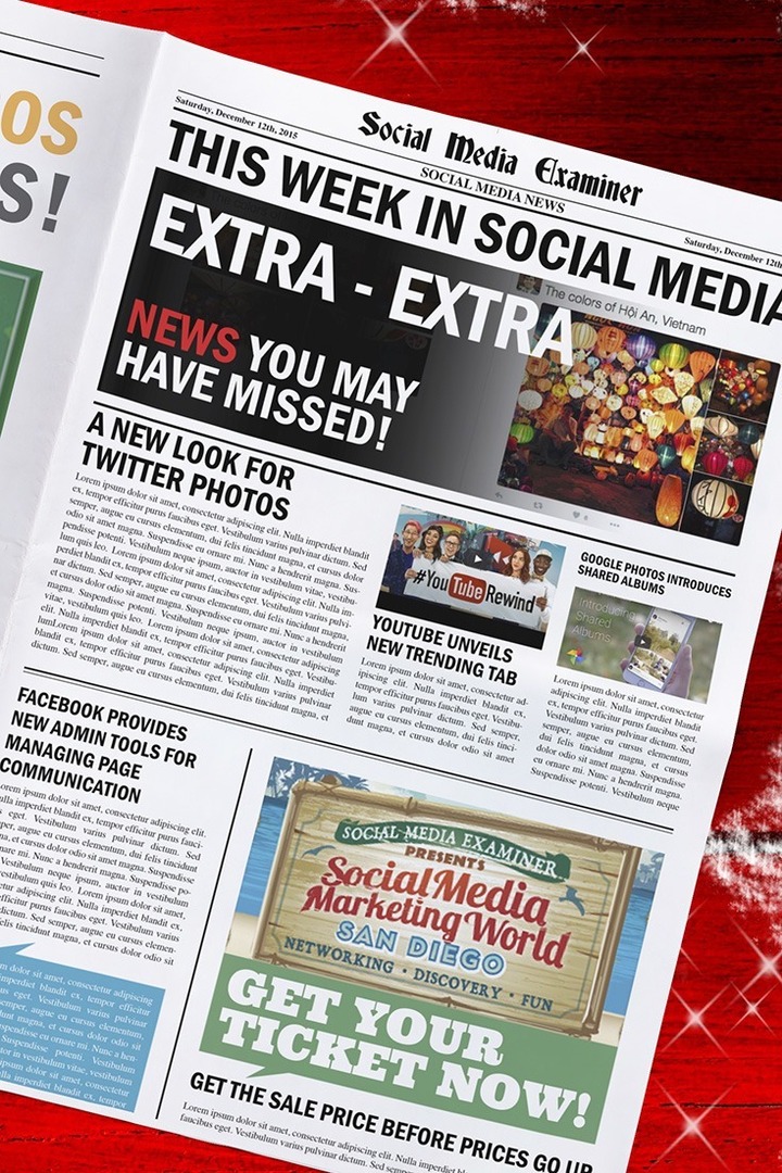 examinador de redes sociales noticias semanales 12 de diciembre de 2015