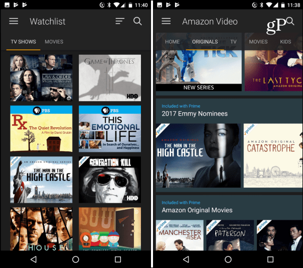 La aplicación de video Amazon Prime ya está disponible en la tienda Google Play de EE. UU.