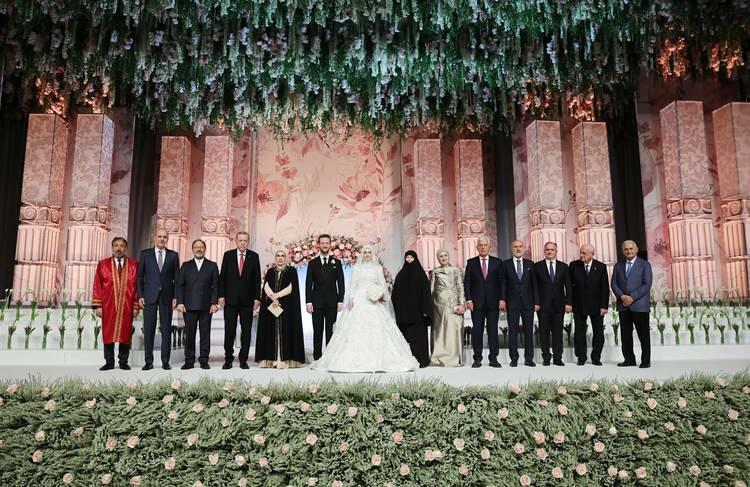 Ceremonia de boda del sobrino del presidente Erdoğan, Osama Erdoğan