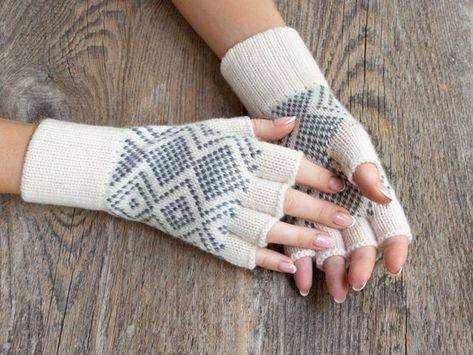 Cómo tejer guantes