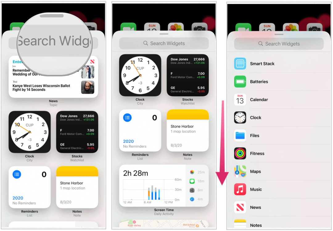 Configuración de widgets de iOS 14