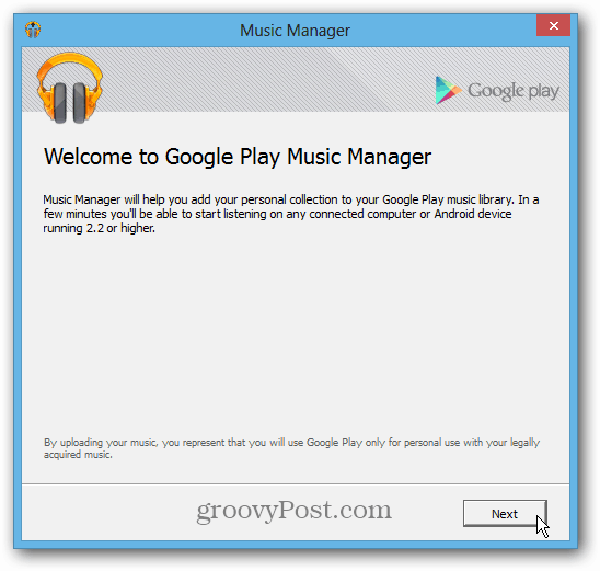 Instalar Google Music Manager