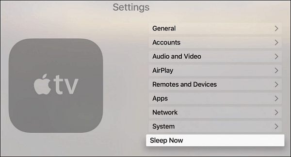 Cómo controlar cuándo su nuevo Apple TV se va a dormir