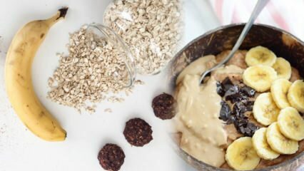 Receta de desayuno de avena dietética: ¿Cómo hacer avena de plátano y cacao?