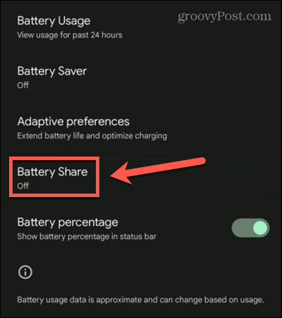 compartir batería android