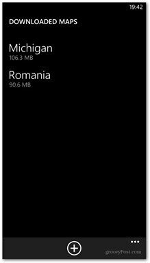 Mapas disponibles de Windows Phone 8
