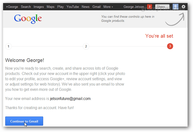 continuar a gmail
