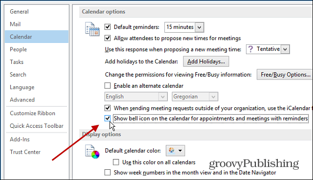 Sugerencia de Outlook: Recupere la campana de recordatorio en el calendario