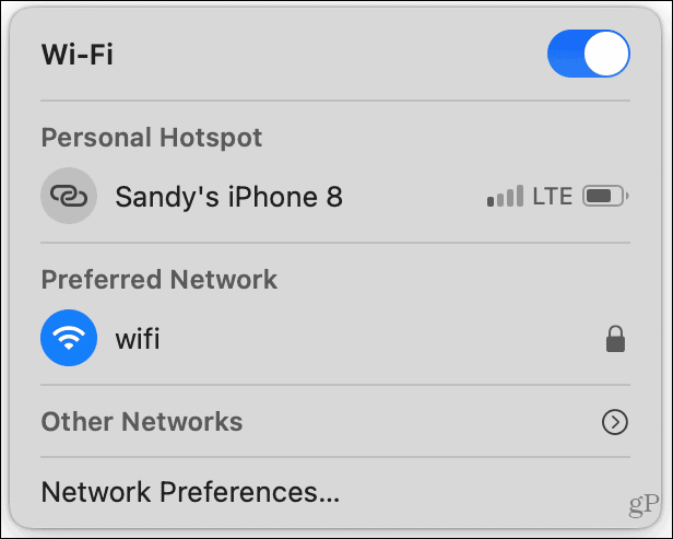 Control WiFi en Mac