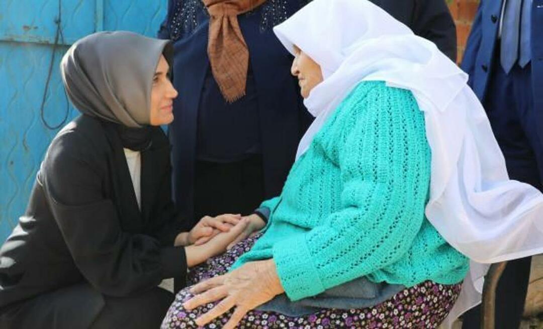 El gobernador Yiğitbaşı cumplió el mayor deseo de la tía Kezban, de 96 años