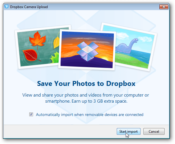 Dropbox ofrece 3 g de espacio libre para usar la nueva función de sincronización de fotos