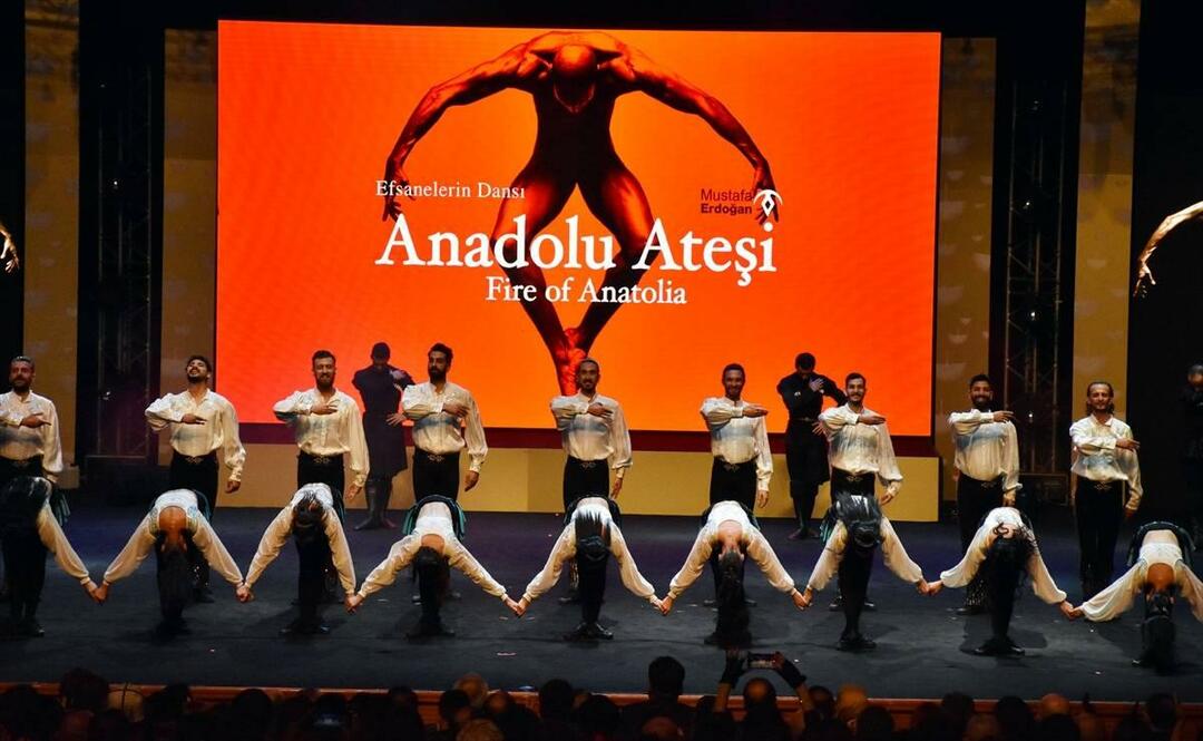  2. Korkut Ata Festival Mundial de Cine Turco Grupo de danza Fire of Anatolia