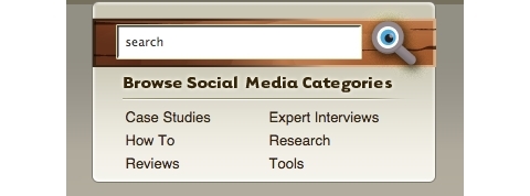 categorías de examinador de redes sociales 2009