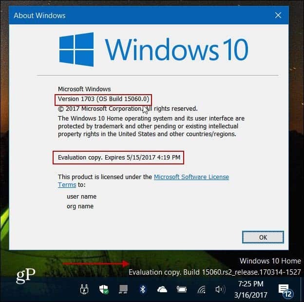 Windows 10 Creators Update Insider Build 15060 para PC disponible ahora
