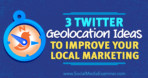 búsqueda de twitter local usando geolocalización