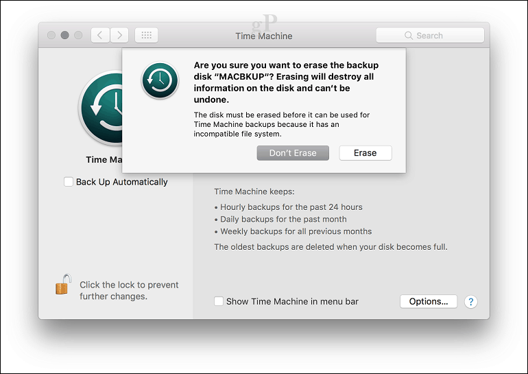 Cómo configurar una copia de seguridad de Time Machine en macOS