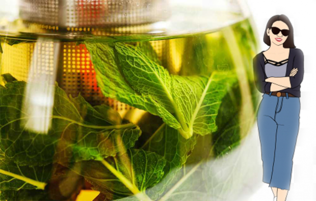 receta de té de hierbas que facilita la digestión