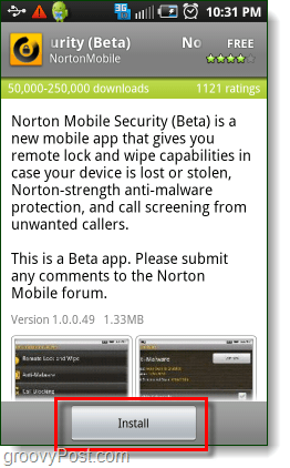 Instalar norton security en android