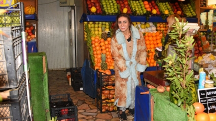 300 TL compra de fruta de Yıldız Tilbe