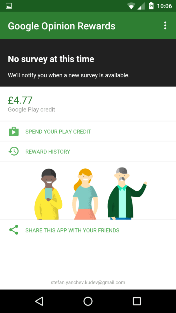 Google Rewards (07) tienda de aplicaciones gratuitas de crédito de Google Play música programas de televisión películas cómics Android opiniones recompensas encuestas ubicación página de inicio