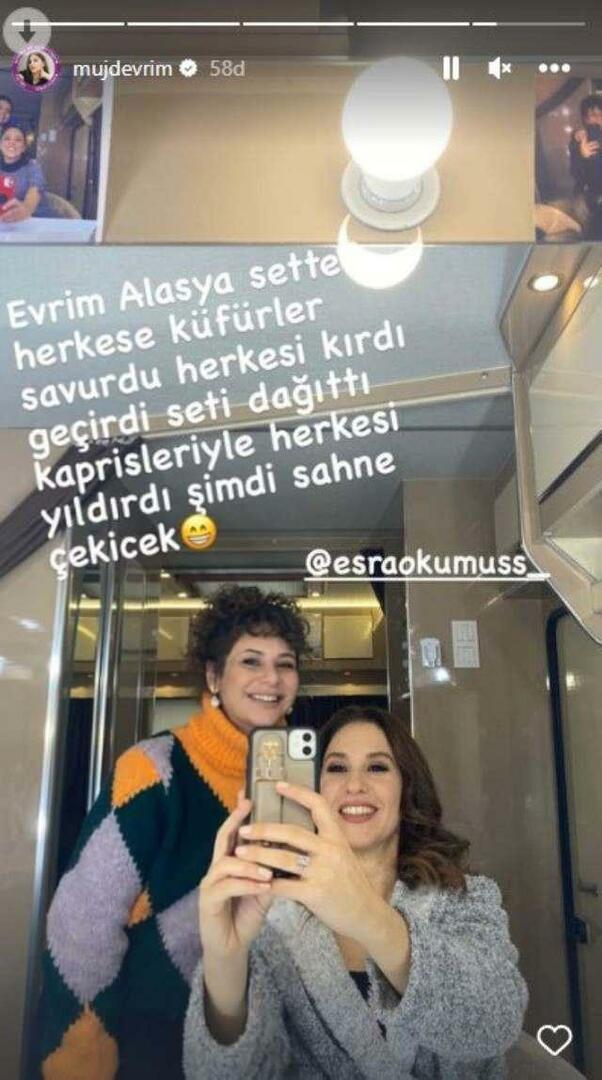 Evrim Alasya publicación de Instagram